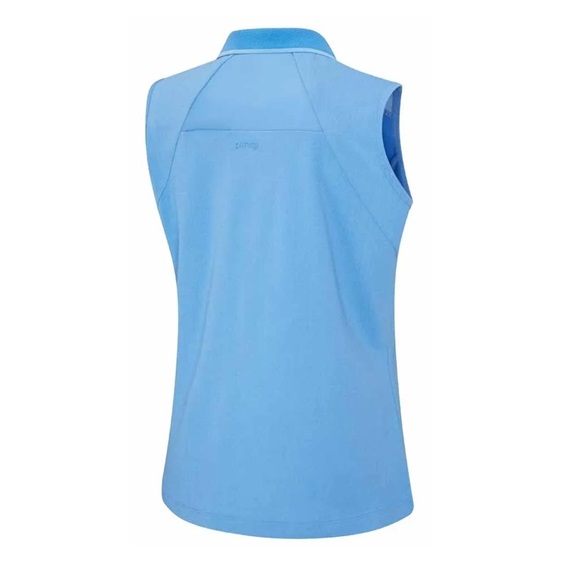 Ping Eben Sleeveless Damen Poloshirt, blau