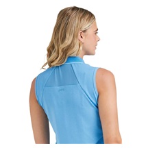 Ping Eben Sleeveless Damen Poloshirt, blau