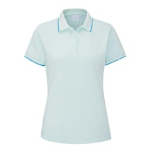 Ping Viviana Tipped Dammen Poloshirt, seaspray