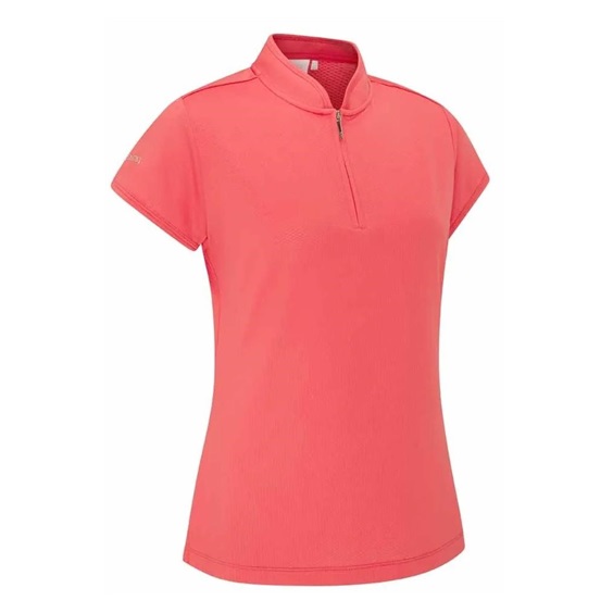 Ping Evetta Jacquard Damen Poloshirt, paradise pink
