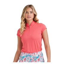 Ping Evetta Jacquard Damen Poloshirt, paradise pink