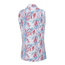 Ping Penola Printed Sleeveless Damen Poloshirt, tropic retreat