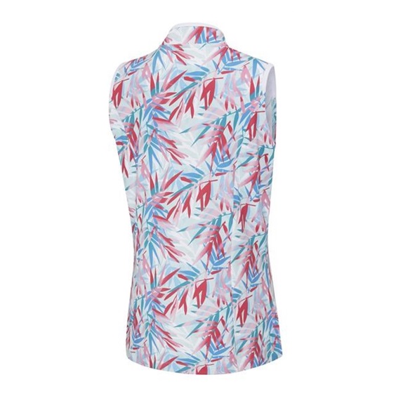 Ping Penola Printed Sleeveless Damen Poloshirt, tropic retreat