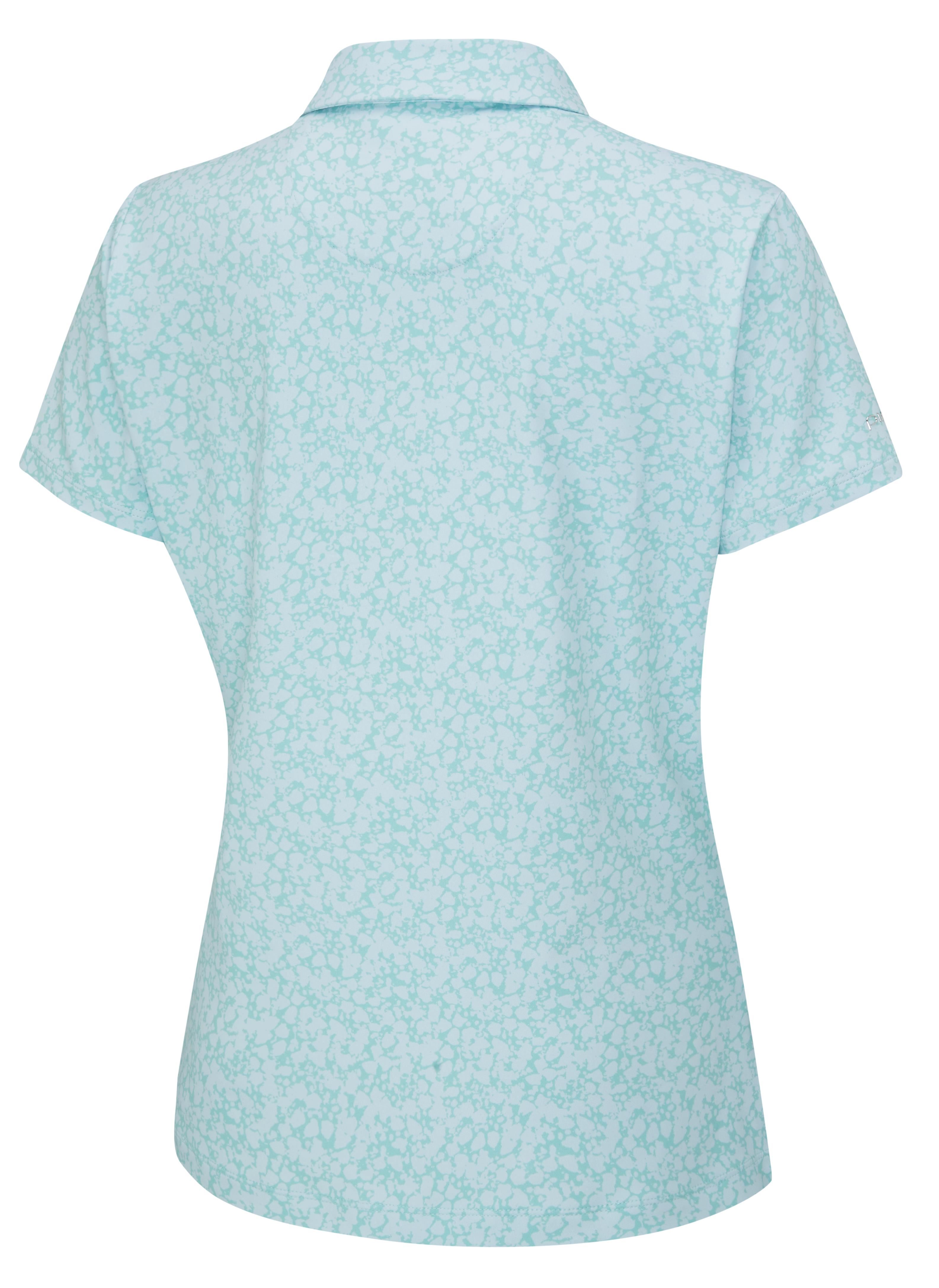 Ping  Aeria Printed Damen Poloshirt, splash
