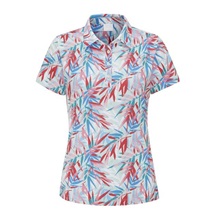 Ping  Aeria Printed Damen Poloshirt, tropic retreat