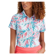 Ping  Aeria Printed Damen Poloshirt, tropic retreat