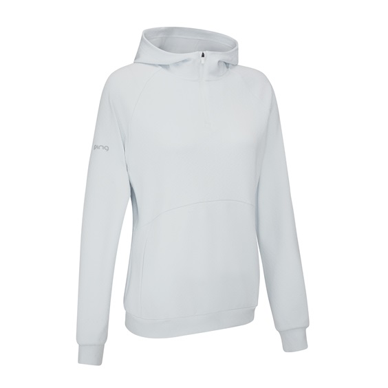 Ping Rhona Textured Damen Sweatshirt, soft grau