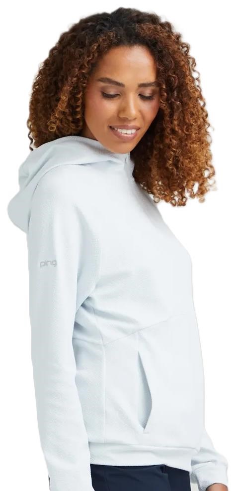 Ping Rhona Textured Damen Sweatshirt, soft grau