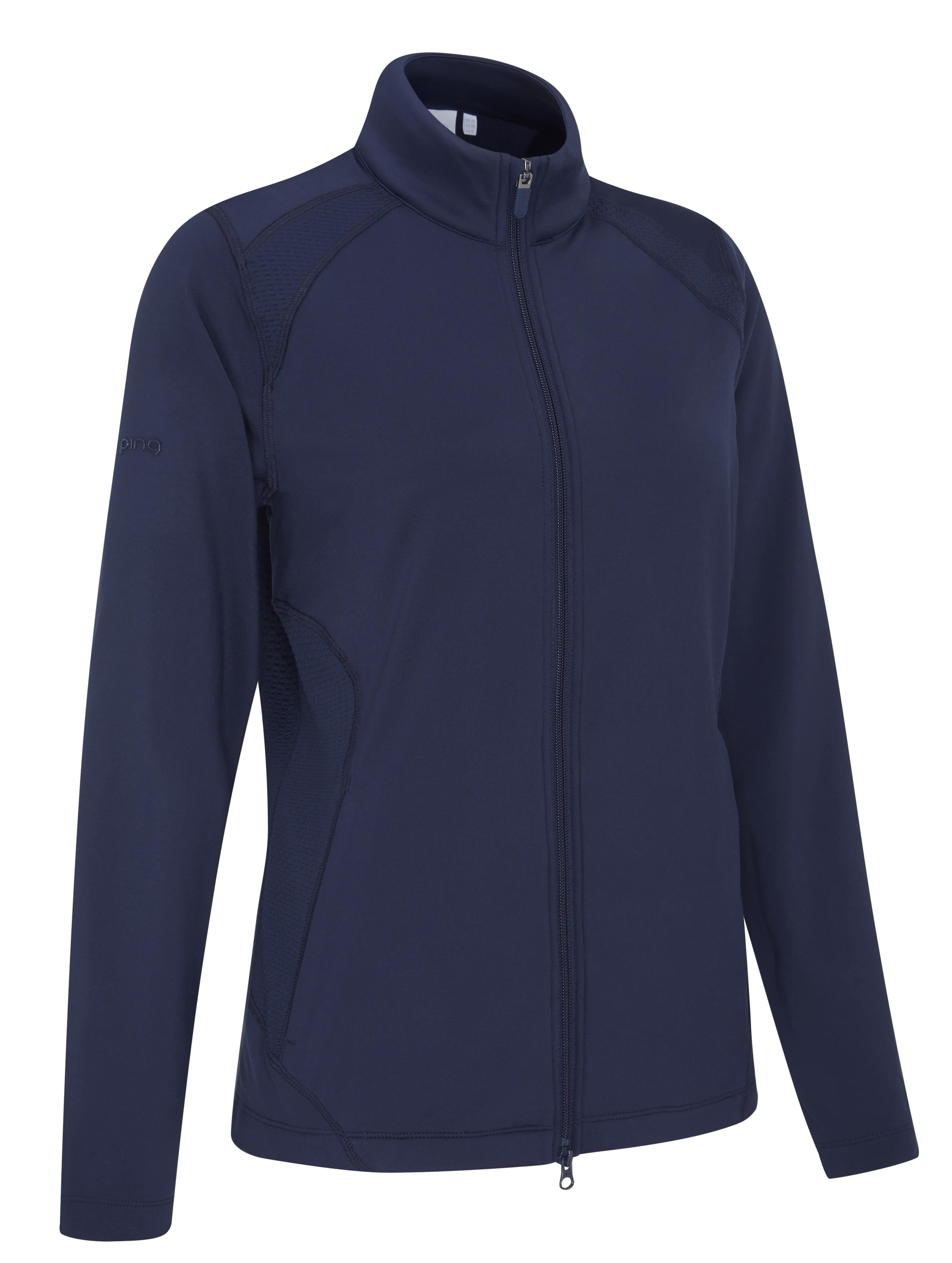 Ping Eda Lightweight Full Zip Damenjacke, dunkelblau