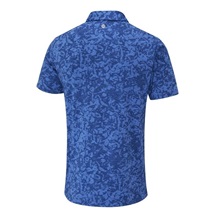 Ping Marek Camo Jacquard Herren Poloshirt, bright cobalt multi