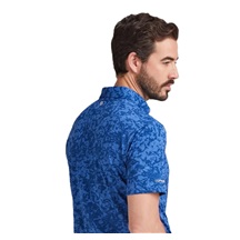 Ping Marek Camo Jacquard Herren Poloshirt, bright cobalt multi