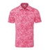 Ping Marek Camo Jacquard Herren Poloshirt, rhapsody rosa multi