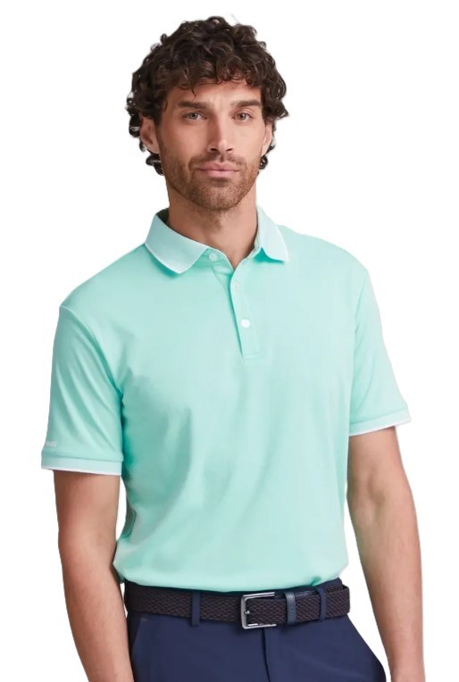 Ping Gideon Herren Poloshirt, green bay marl