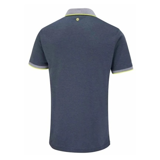Ping Gideon Herren Poloshirt, light navy marl
