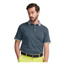 Ping Gideon Herren Poloshirt, light navy marl