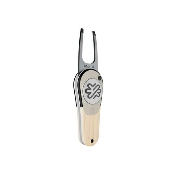 Pitchfix Woodie Pitchgabel mit Ballmarker, Light Ash
