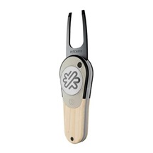 Pitchfix Woodie Pitchgabel mit Ballmarker, Light Ash