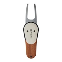 Pitchfix Woodie Pitchgabel mit Ballmarker, Maple
