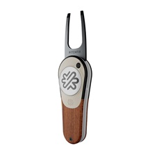 Pitchfix Woodie Pitchgabel mit Ballmarker, Walnut