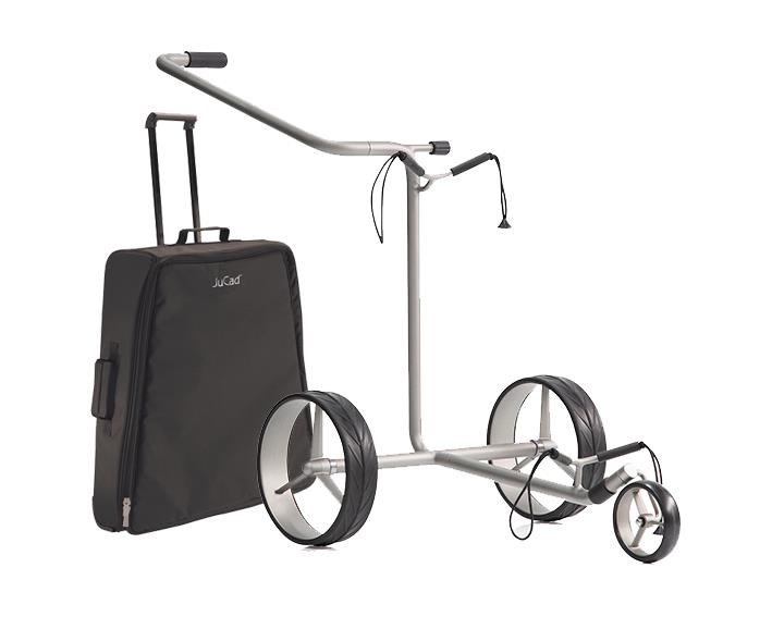 JuStar Silver manuell 3-rädrig + Transporttasche und Bremse