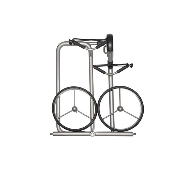 JuStar Silver manuell 3-rädrig + Transporttasche und Bremse