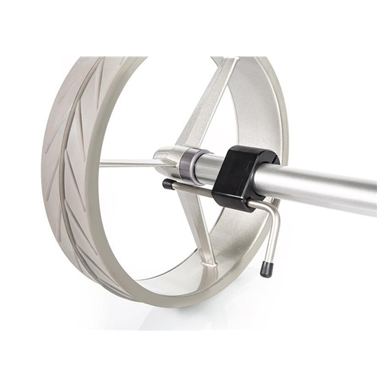 JuStar Silver manuell 3-rädrig + Transporttasche und Bremse