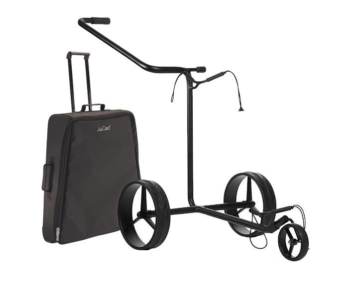 JuStar Black manuell 3-rädrig + Transporttasche und Bremse