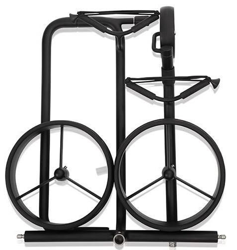 JuStar Black manuell 3-rädrig + Transporttasche und Bremse