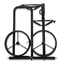 JuStar Black manuell 3-rädrig + Transporttasche und Bremse