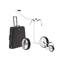 JuStar White manuell 3-rädrig + Transporttasche und Bremse