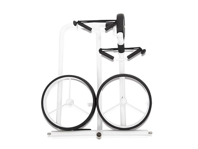 JuStar White manuell 3-rädrig + Transporttasche und Bremse