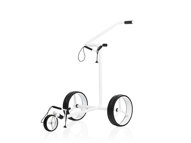 JuStar White manuell 3-rädrig + Transporttasche und Bremse