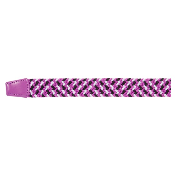 FootJoy Braided Unisex Gürtel, schwarz/weiß/beere, lang