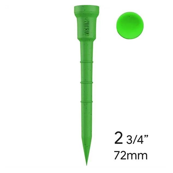 Lignum Tee Plastiktees 72mm, 12Stk., grün