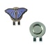 Golf Magnetic Cap Clip mit Ballmarker Schmetterling