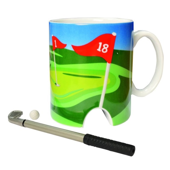 Golf Tasse mit Miniputter