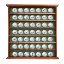 Golf Holzregal für 49 Bälle