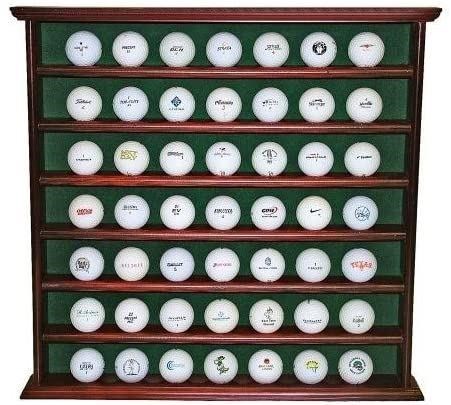 Golf Holzregal für 49 Bälle