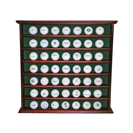 Golf Holzregal für 49 Bälle