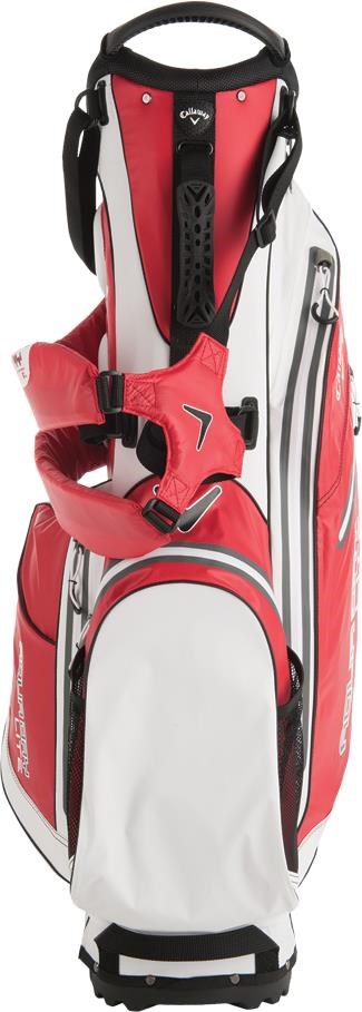 Callaway Aqua Dry Lite Stand Bag, rot/weiss
