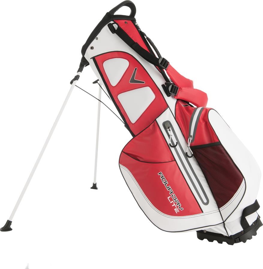 Callaway Aqua Dry Lite Stand Bag, rot/weiss
