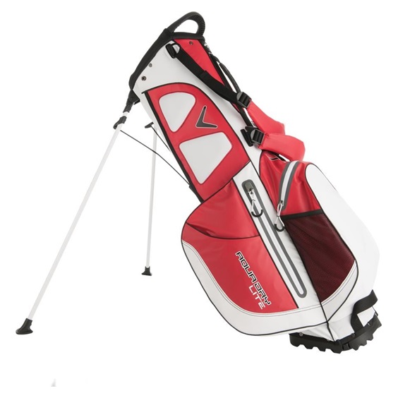 Callaway Aqua Dry Lite Stand Bag, rot/weiss