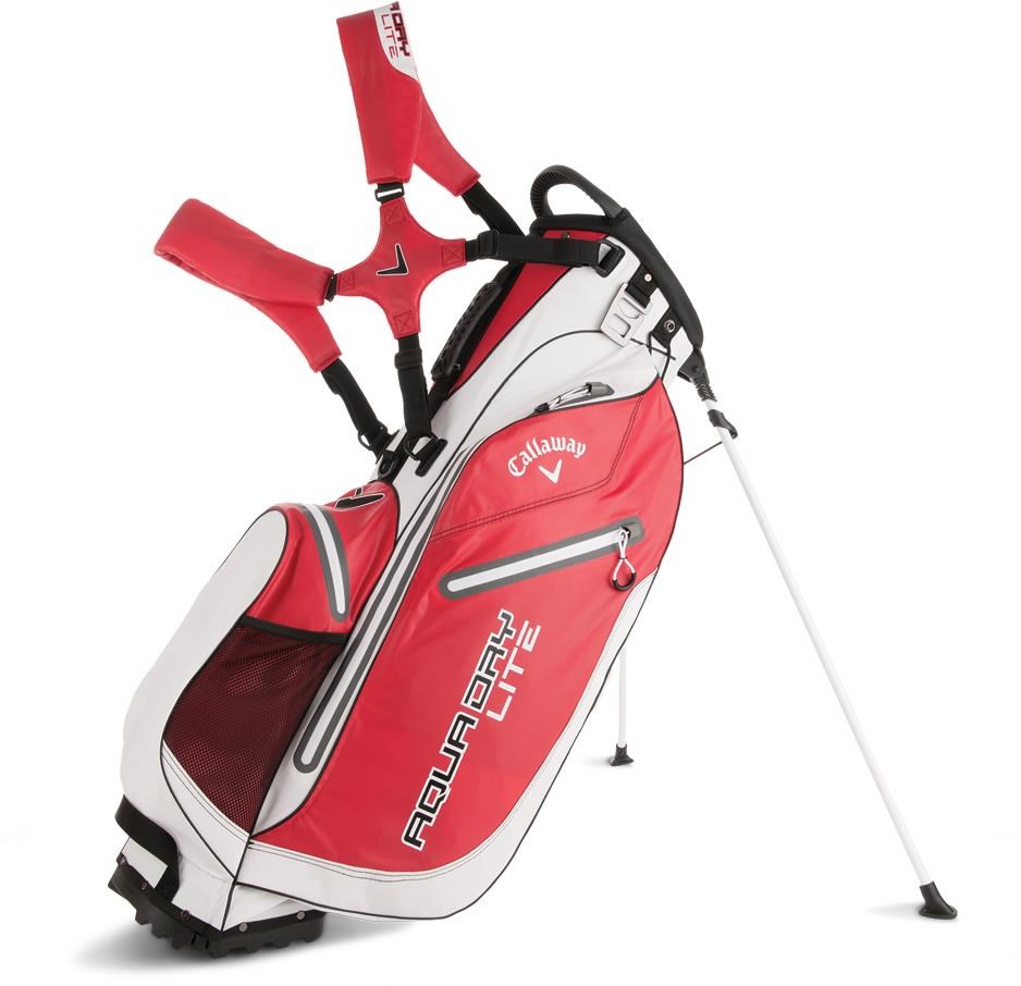 Callaway Aqua Dry Lite Stand Bag, rot/weiss