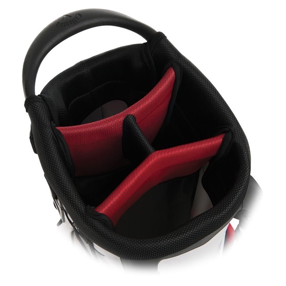Callaway Aqua Dry Lite Stand Bag, rot/weiss