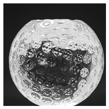 Kerzenleuchter aus Glass, Golfball