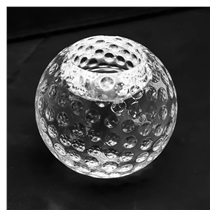 Kerzenleuchter aus Glass, Golfball