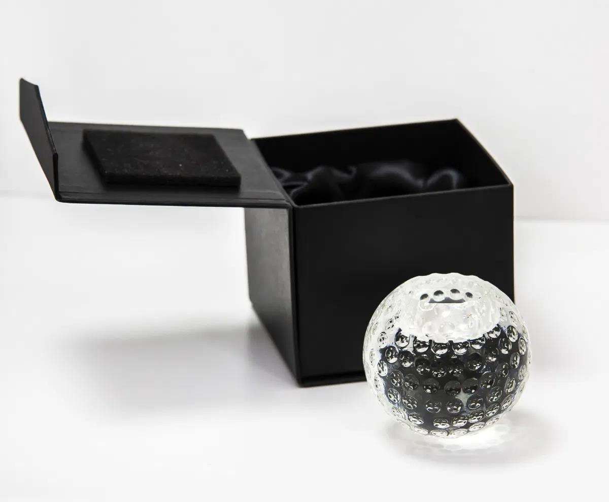 Kerzenleuchter aus Glass, Golfball