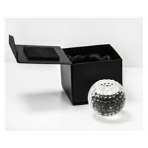 Kerzenleuchter aus Glass, Golfball