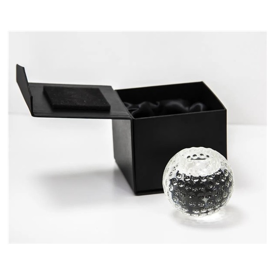 Kerzenleuchter aus Glass, Golfball