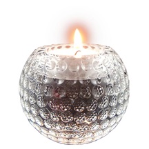 Kerzenleuchter aus Glass, Golfball